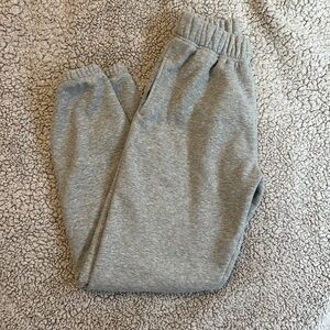 SOLD - Grey Fleece Joggers Women’s Medium | Cozy Sherpa Lined Sweatpants